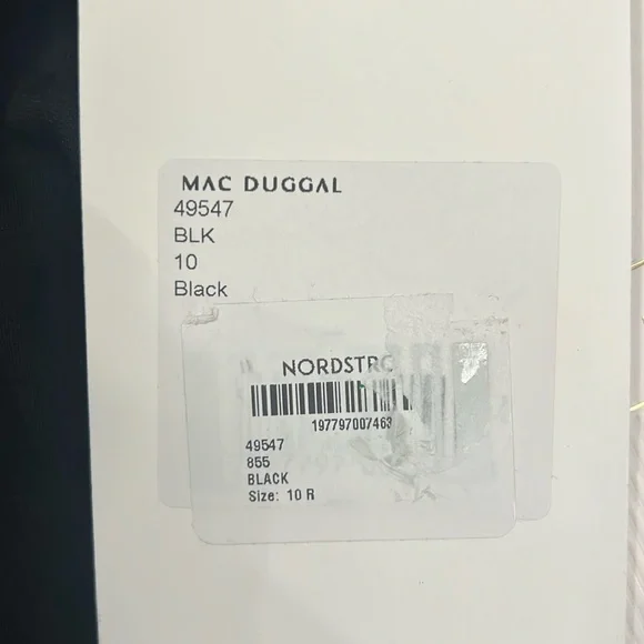 MAC DUGGAL 49547 NWT One Shoulder Draped Trumpet Gown - Picture 8 of 8